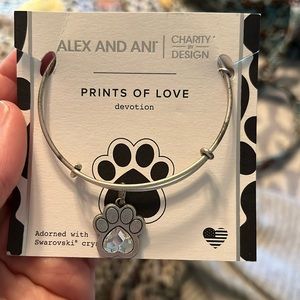 Alex and Ani Prints of Love bracelet. Brand new with tags.